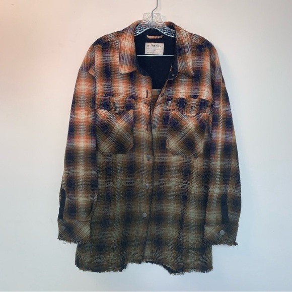 We The Free Anneli Plaid Shirt Jacket XL - Picture 6 of 11